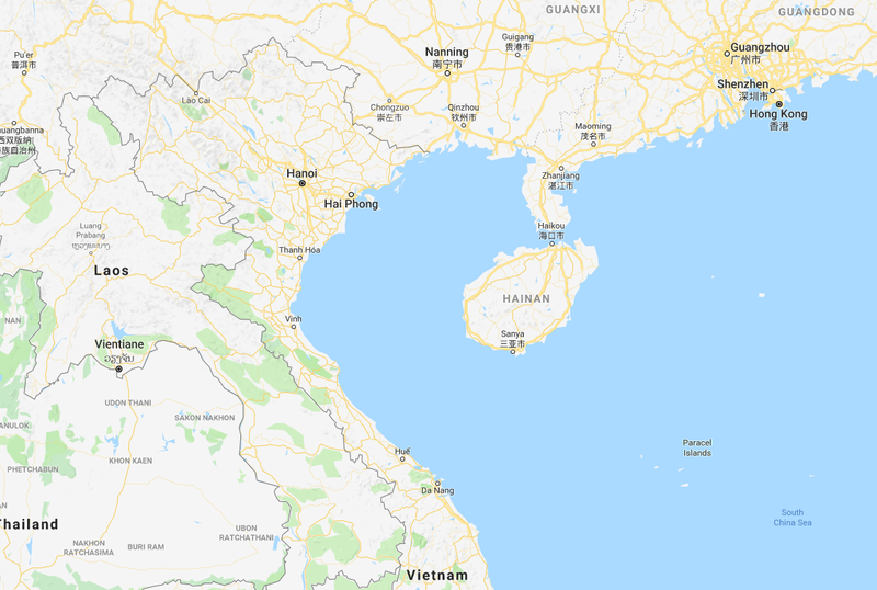 La ciudad de Sanya, en la isla de Hainan, futura sede de la instalación